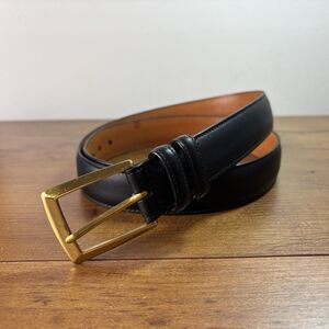 Trafalgar Mens 36/90 Genuine Leather Black Made in the USA Belt